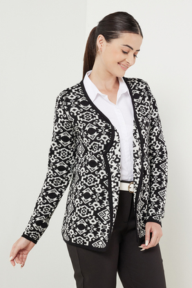 Printed cardigan deals