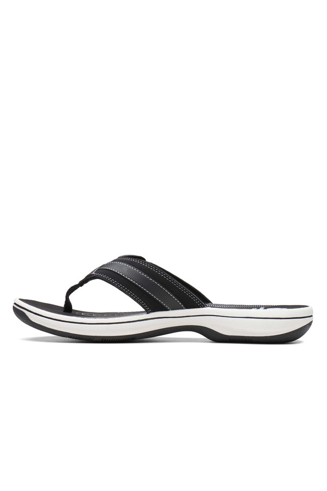 Buy CLARKS Black Brinkley Sea Black Synthetic Synthetic Slipon Womens Casual Wear Slippers Shoppers Stop