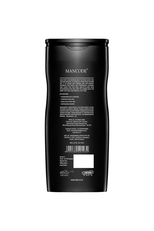 Buy MANCODE Hydro Body Wash 3 in 1 Body Wash Shoppers Stop